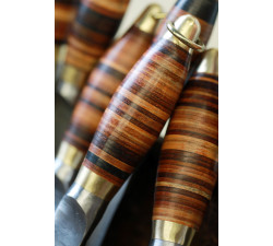 Roofer's hammer leather handle right-handed