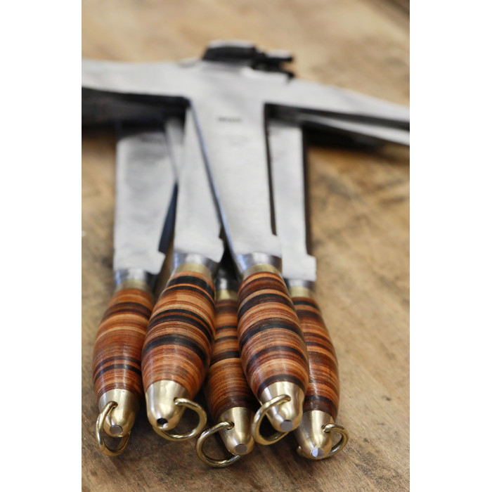 Roofer's hammer leather handle right-handed Roofer's hammer leather handle right-handed