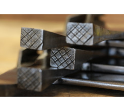 Roofer's hammer leather handle right-handed