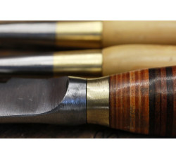 Roofer's hammer leather handle right-handed