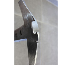 MARTELLO PER COPERTURA DESTRORSO CON MANICO IN PELLE