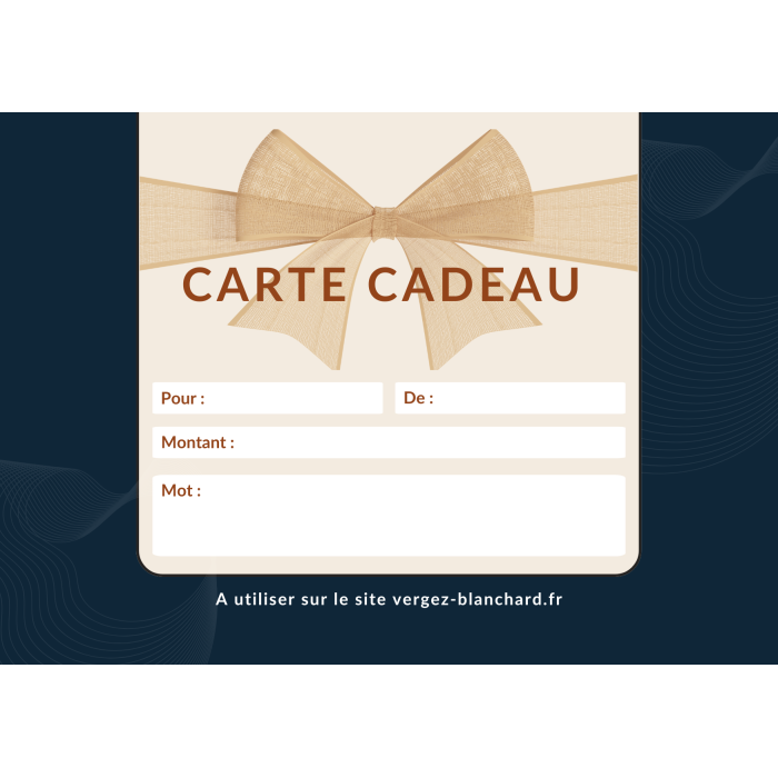 CARTE CADEAU CARTE CADEAU