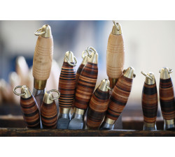 MARTELLO PER COPERTURA DESTRORSO CON MANICO IN PELLE