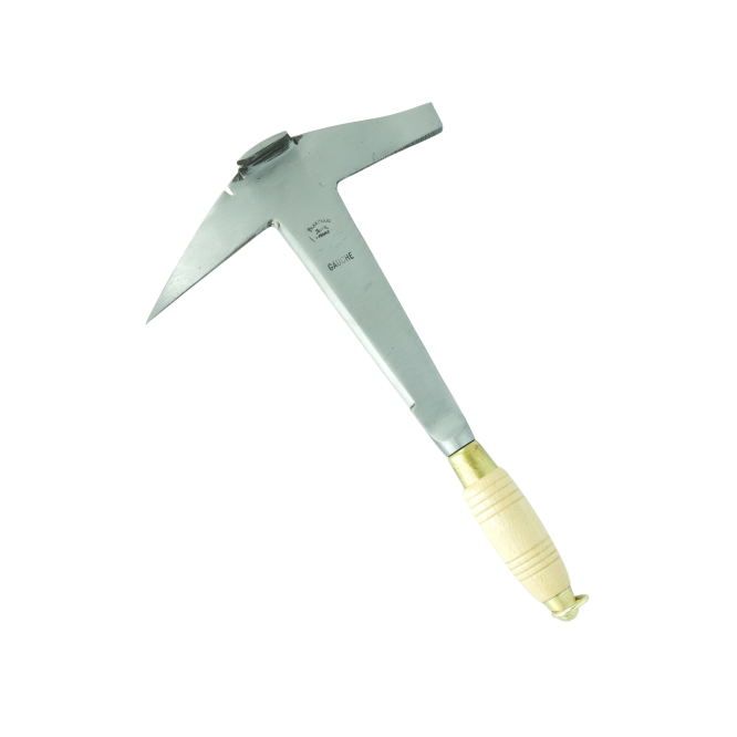 MARTEAU COUVREUR GAUCHER MANCHE BOIS + GRAVURE