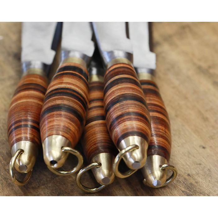 MARTELLO PER COPERTURA DESTRORSO CON MANICO IN PELLE