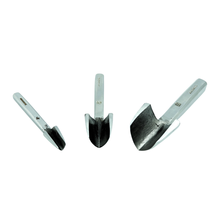 Strap end punch English point - No 3 to 17