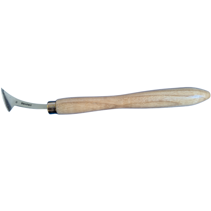 FERRO PER FILETTARE LA PELLE CON GUIDA A MORSETTO