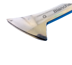 Creasing iron with guide with handle Creasing iron with guide with handle