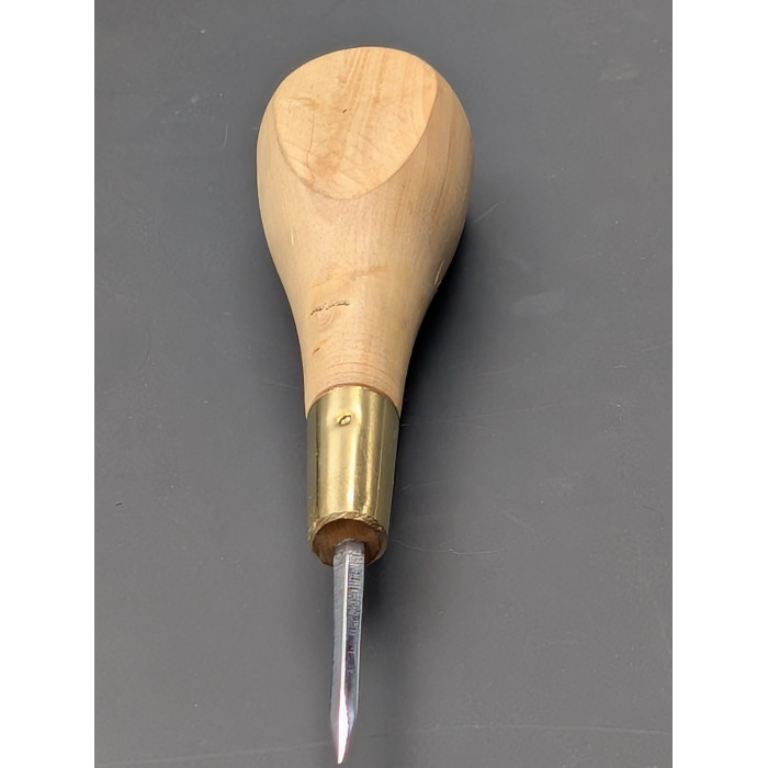 Lesina a pinza con manico in bosso