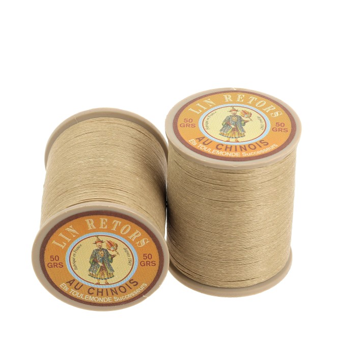 Fil de lin retors extra glacé N°24