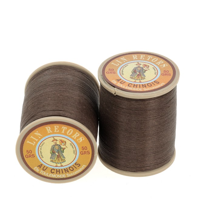 Fil de lin retors extra glacé N°40