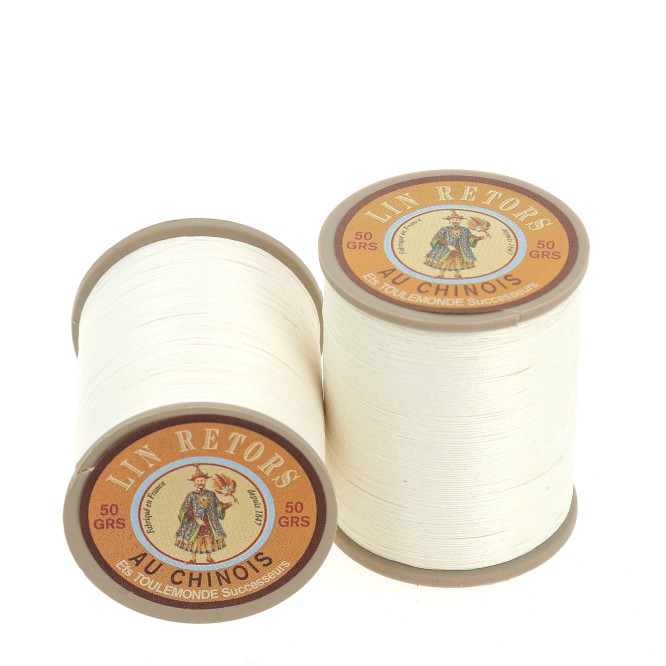 Fil de lin retors extra glacé N°40