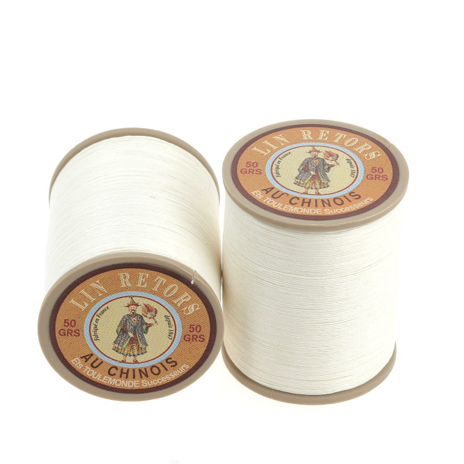 Fil de lin retors extra glacé N°40