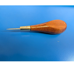 Sharpened pliers awl with Moabi handle