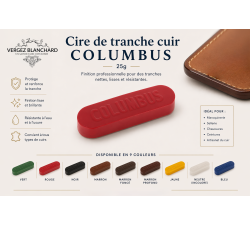 Cire de tranche cuir Columbus - 25g