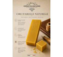 Cera d’api naturale per pelletteria