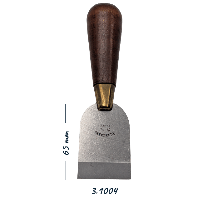 Straight Leather Skiving Knife 65 mm