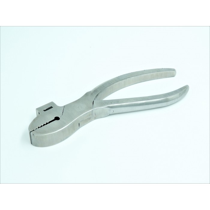Webbing pliers polished with hammer claw