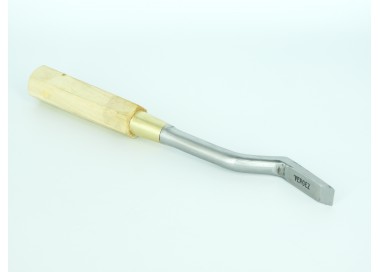 Angled ripping chisel wood handle