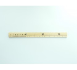 Wood ruler - 35cm