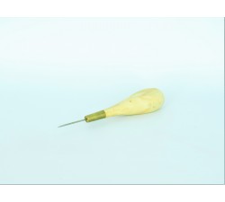 Diamond shaped leather sewing awl with handle - 38 to 150mm