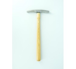 Magnetic tack hammer wooden handle