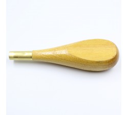 Diamond shaped leather sewing awl with handle - 38 to 150mm