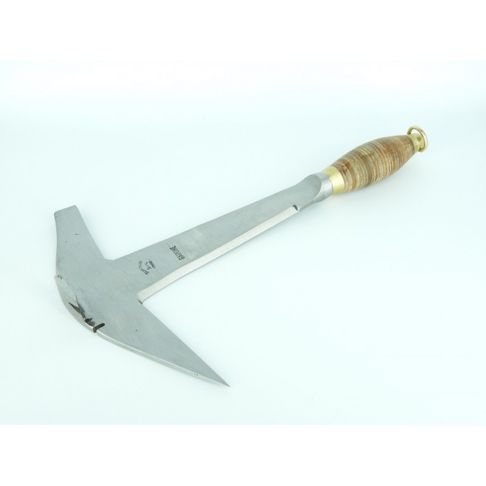Roofer's hammer leather handle left-handed