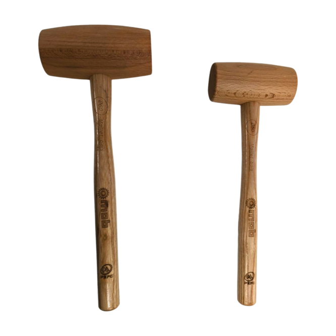MAILLET DE TAPISSIER BOIS 60MM FORME TONNEAU