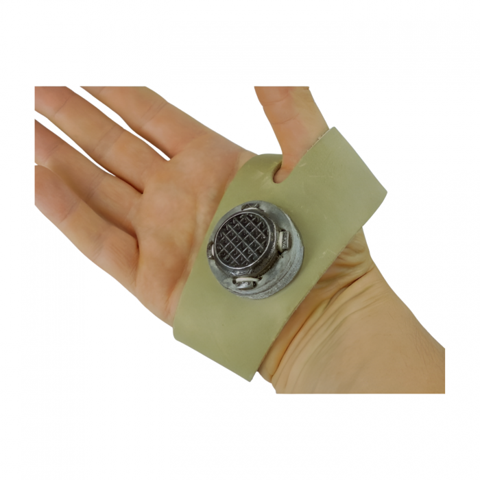 Maniglia per velaio con montatura in cuoio, destra o sinistra