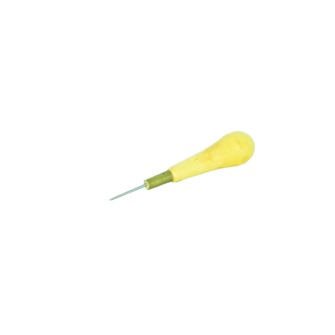 Round Awl – 0.5 cm (5 mm) – Fine or Standard + Handle 923P