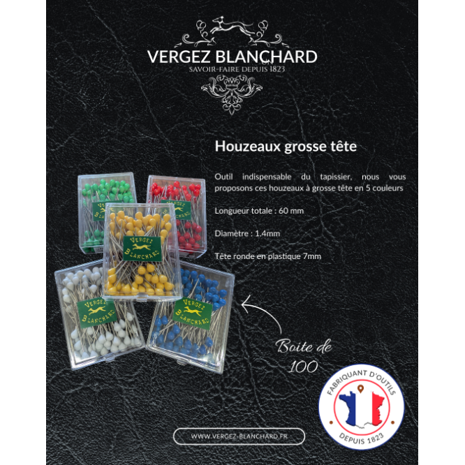 HOUZEAU GROSSE TETE (boite de 100)