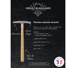 Martillo de tapicero / guarnicionero