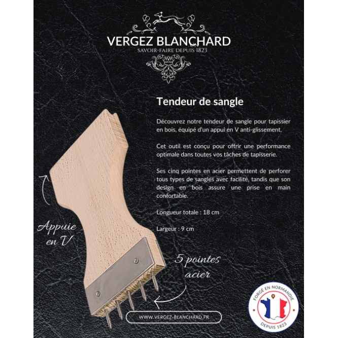 TENDEUR DE SANGLE TAPISSIER