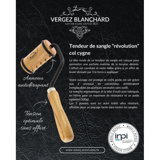 Tenditore da Tappezziere a Collo di Cigno