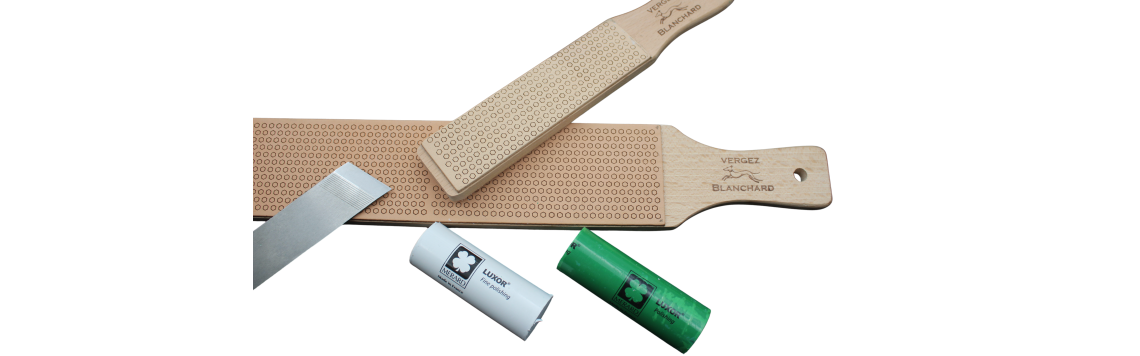 affûtage des outils pour le cuir